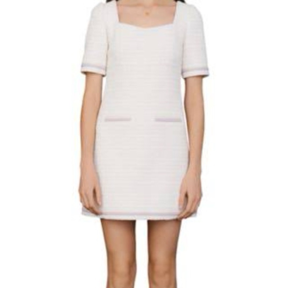 MAJE | cotton blend mini dress